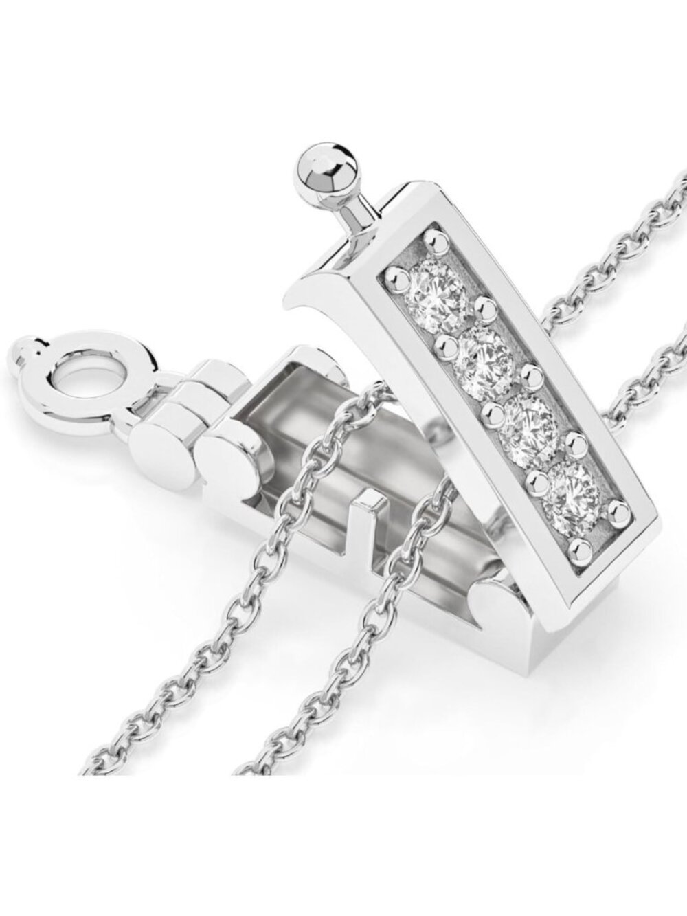 Adjustable Necklace Shortener for Thin Chains - Silver Plated Clasp & Layering